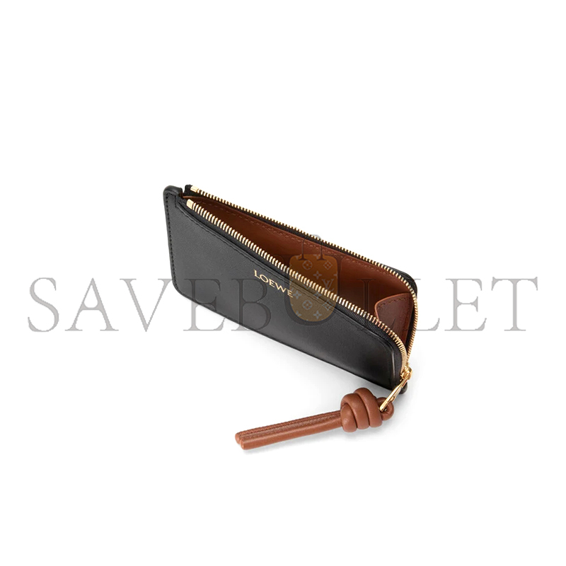LOEWE KNOT COIN CARDHOLDER IN SHINY NAPPA CALFSKIN CEM1Z40X02 (13*7.5*1cm)